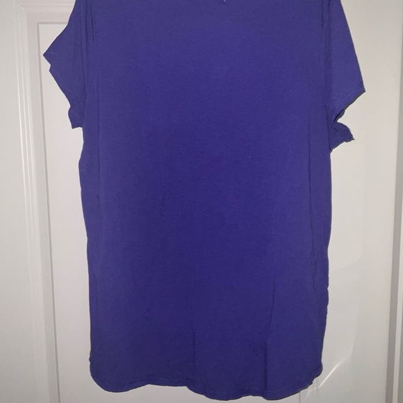 Jockey Purple Asymmetrical Short Sleeve Tee - Picture 7 of 11